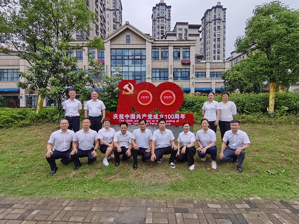 徽盐地产集团六安项目党支部举行重温入党誓词暨新党员宣誓运动